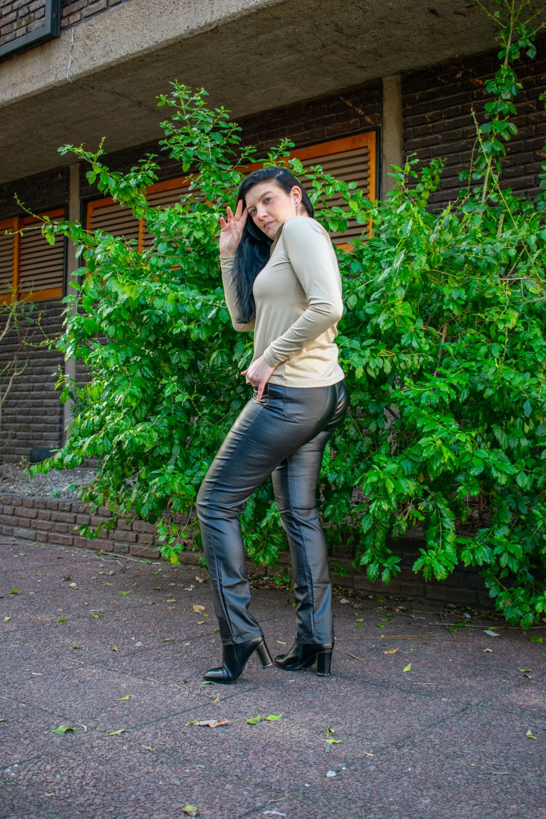 Pantalón de bengalina clásico foild