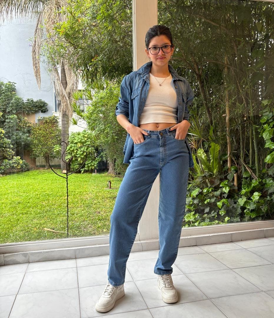 Jean mom baggy
